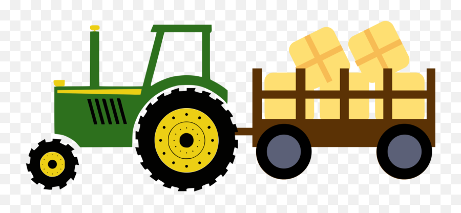 Tractor And Hay Wagon - 10 Free Hq Online Puzzle Games On Tractor Clipart Png,Wagon Png