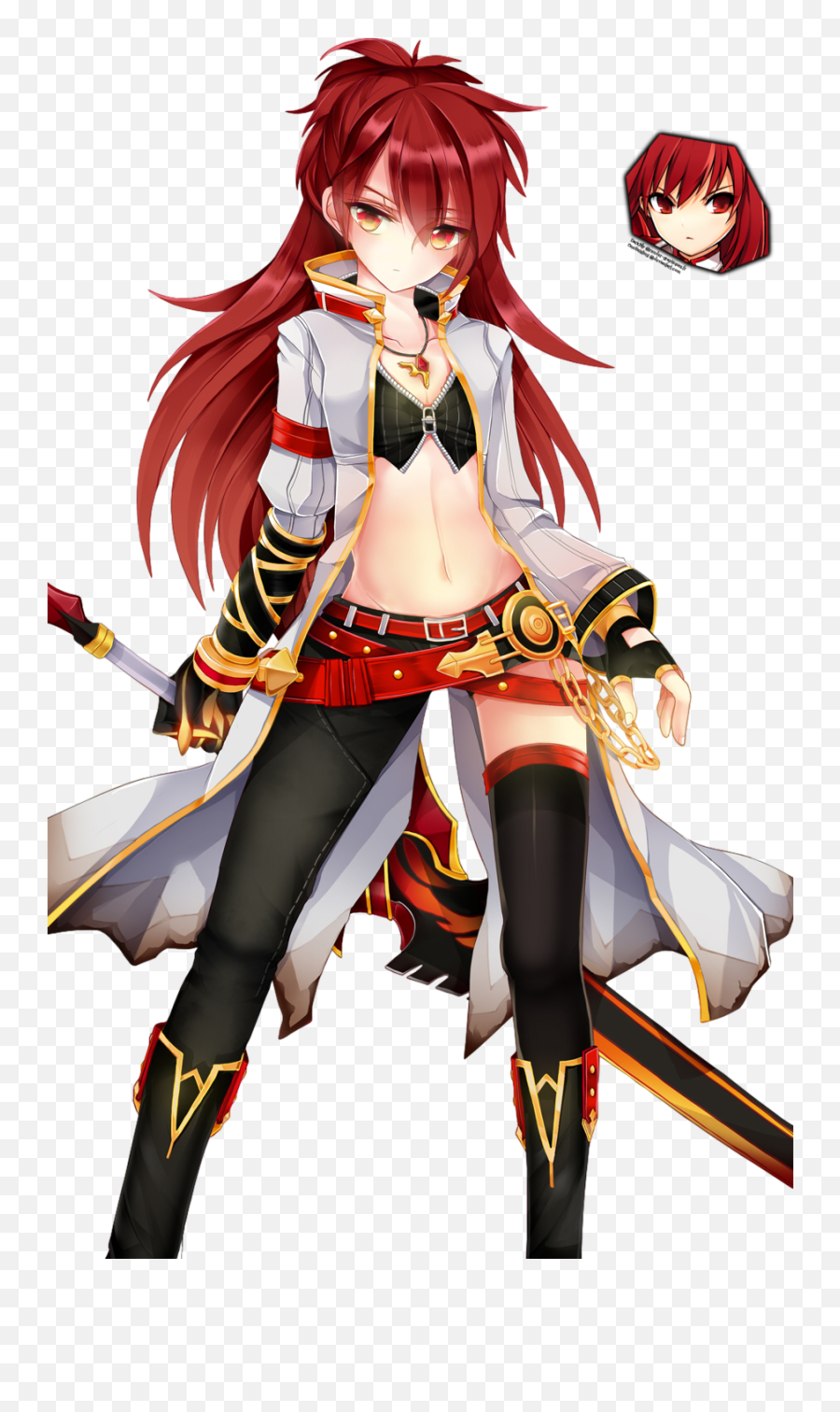 Download Hd If I Was An Anime Character Think Iu0027d Want To - Elsword Elesis Blazing Heart Png,Anime Character Png