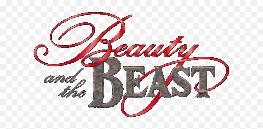Disney Beauty And The Beast - Disney Beauty And The Beast Title Png,Disney Movie Logo