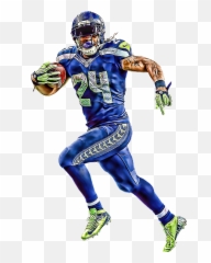 Marshawn Lynch Png Transparent - Transparent Background Nfl Png,Marshawn Lynch Png
