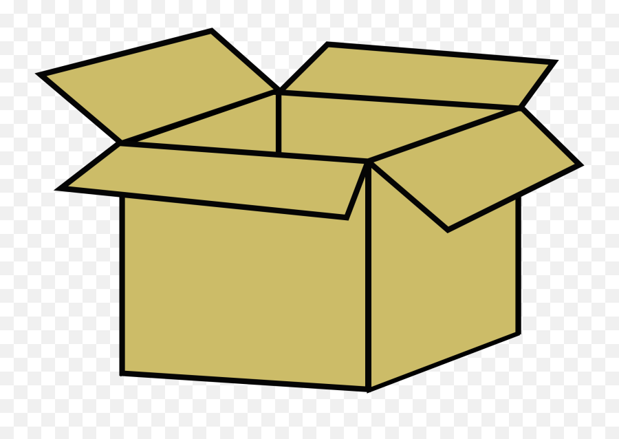 Cardboard Box Computer Icons Drawing - Cardboard Box Clip Art Png,Cardboard Box Transparent