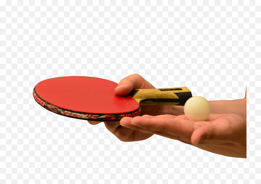 Hands Holding Table Tennis Of Racket And Ball Png Image - Table Tennis Racket And Ball,Ping Pong Png