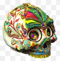 Sugar Skulls - History Of Sugar Skulls Png,Sugar Skull Png