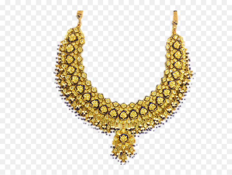 Necklace Png Bridal Wear Wedding Jewellery Transparent Image - Jewellery Design For Neck,Necklace Png