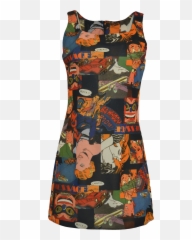 Fitted Comic Book Dress - Kiss png