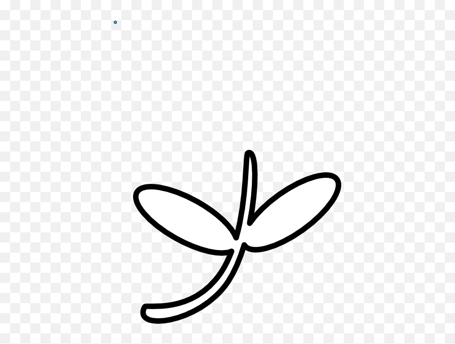 Flower Stem Outline Clip Art - Vector Clip Art Flower Stem Clipart Black And White Png,Rose Outline Png