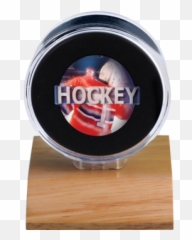 Hockey Puck Holder - Wood Base Hockey Puck Png,Hockey Puck Png