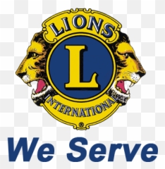 Lions Club Logos - Lions Club Logo We Serve Png,Lions International Logo