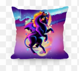 Neon Rainbow Jersey Devil Pillows Lookhuman - Unicorn Png,Lisa Frank Png