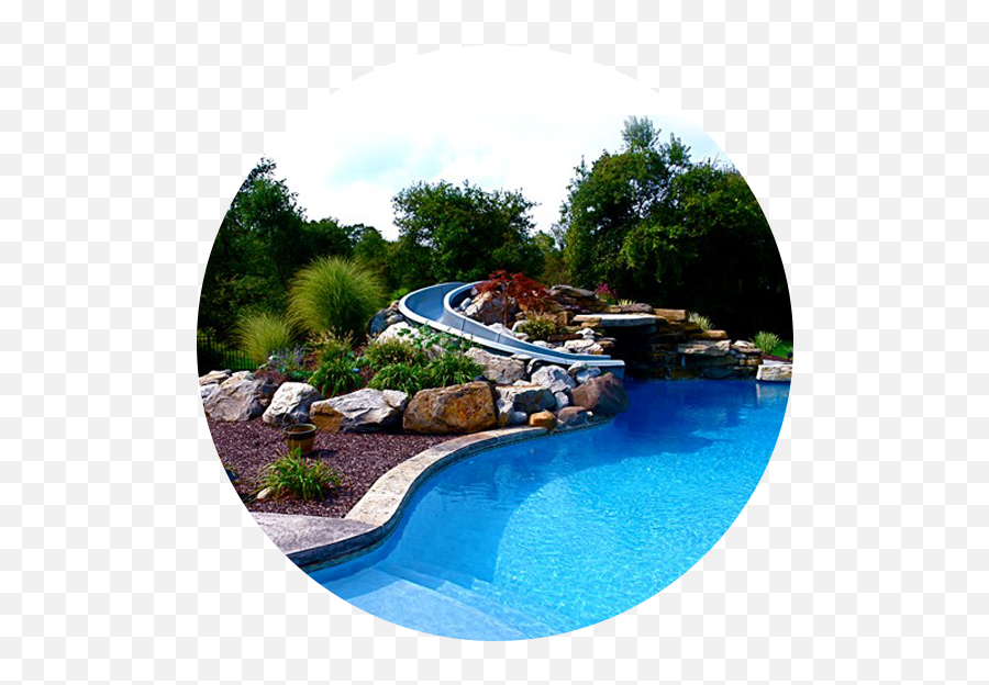 Landscaping The Pool Man Incorporated - Pool Waterslide Landscape Png,Landscaping Png