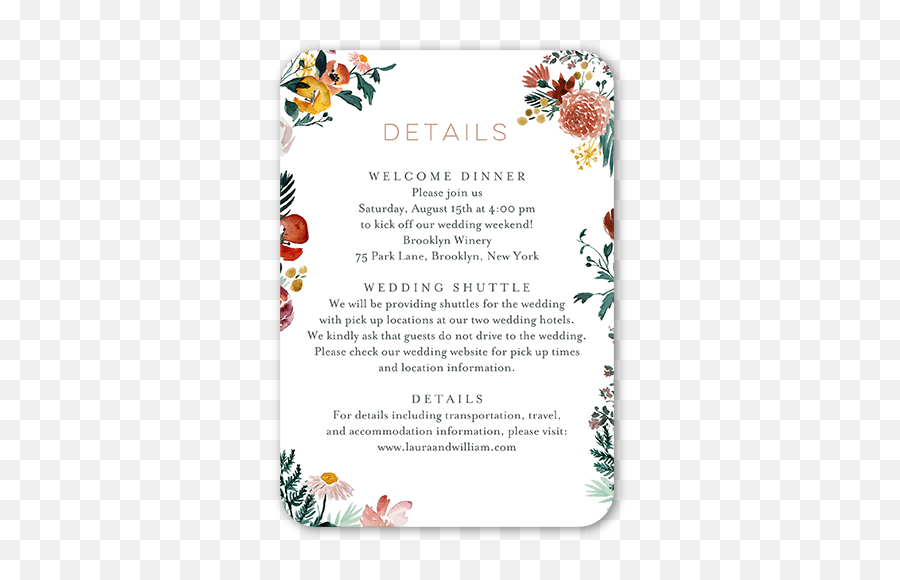Fall Wreath Enclosure Card By Hello Tenfold Shutterfly - Horizontal Png,Shutterfly Png