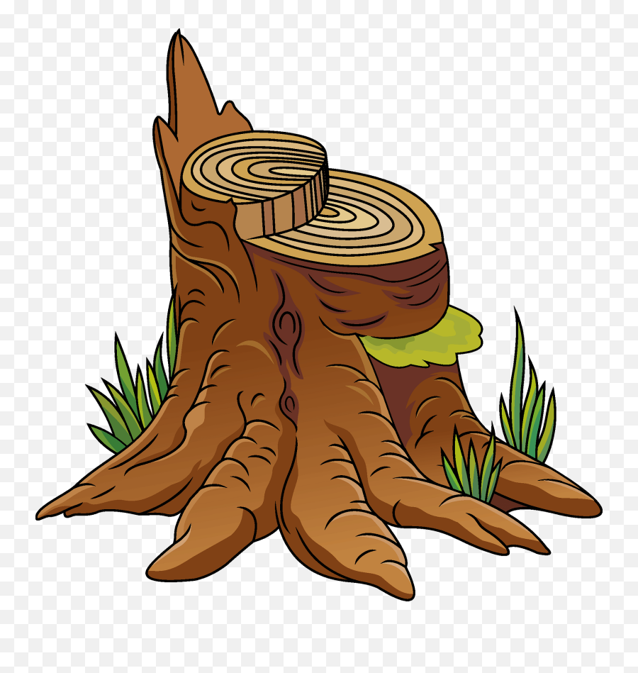 Tree Stump Clipart - Clip Art Tree Stump Png,Stump Png