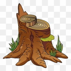 Tree Stump Clipart - Clip Art Tree Stump Png,Stump Png