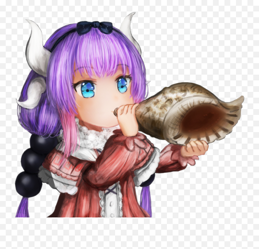 Baguette - Chan I Commission Closed On Twitter I Painted Loli Anime Emotes Discord Png,Kanna Kamui Transparent