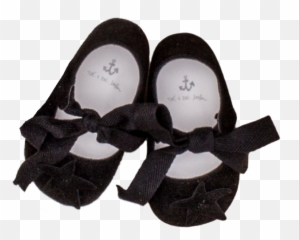 Noé U0026 Zoë Leather Baby Shoes Black - Orange Mayonnaise Bow Png,Baby Shoes Png