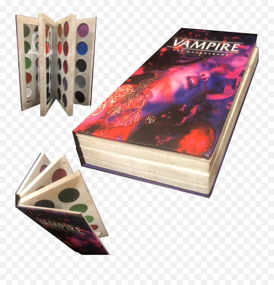 Vampire The Masquerade 5th Edition Book Makeup Palette - Fictional Character Png,Vampire The Masquerade Logo