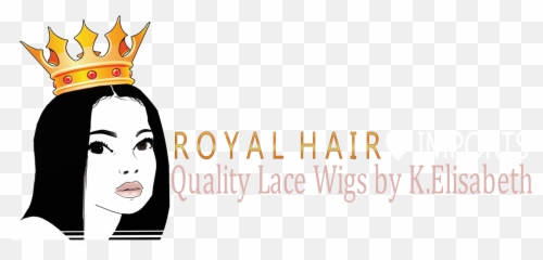 Transparent Hair Logo With Crown - Design png