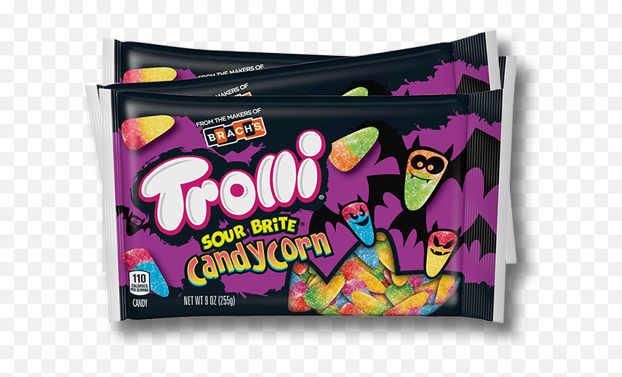 Trolliu0027s Sour Brite Candy Corn Are A Fruity Twist - Trolli Png,Candy Corn Png