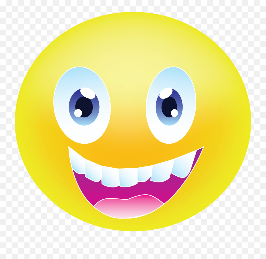 Download Free Png Smiley Face - Dlpngcom Smiley Face Public Domain,Excited Emoji Png