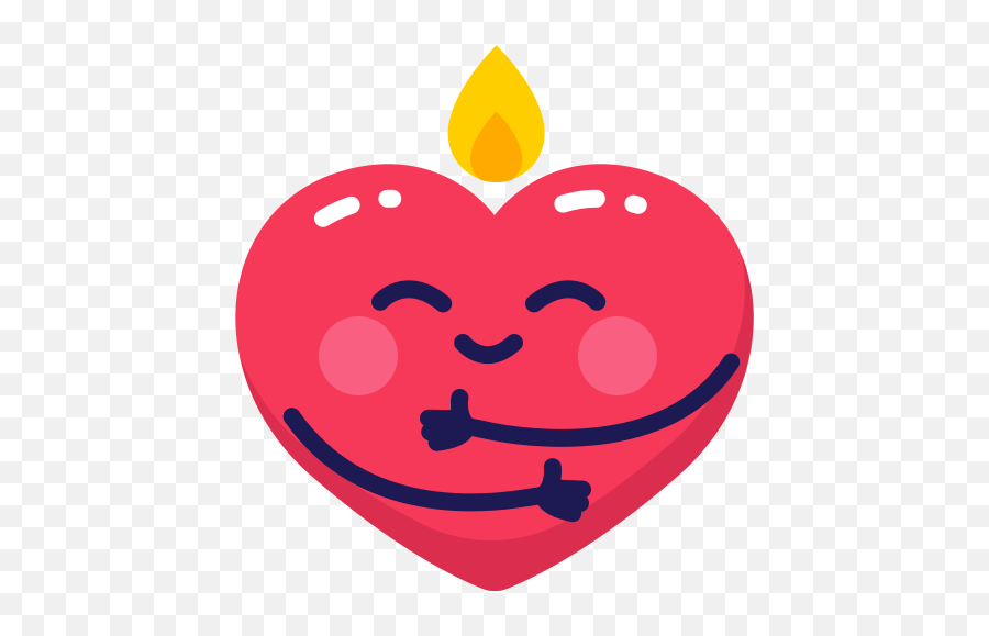 Heart Hug Warm Emoji Emo Free Icon - Warm Heart Png,Whatsapp Hug Icon
