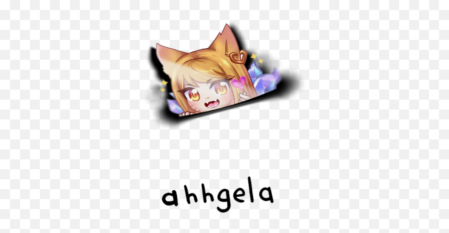 Video Game Peeking Stickers U2013 Ahhgela - Peeker Sticker Magician Girl Png,K/da Ahri Icon