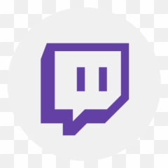Free Icon - vector icons SVG PSD PNG EPS Ai Twitch Logo White Circle