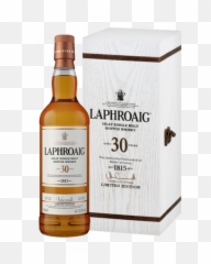 Laphroaig 30 Year Old Single Malt Whisky 750ml - 27 Islay Scotch png
