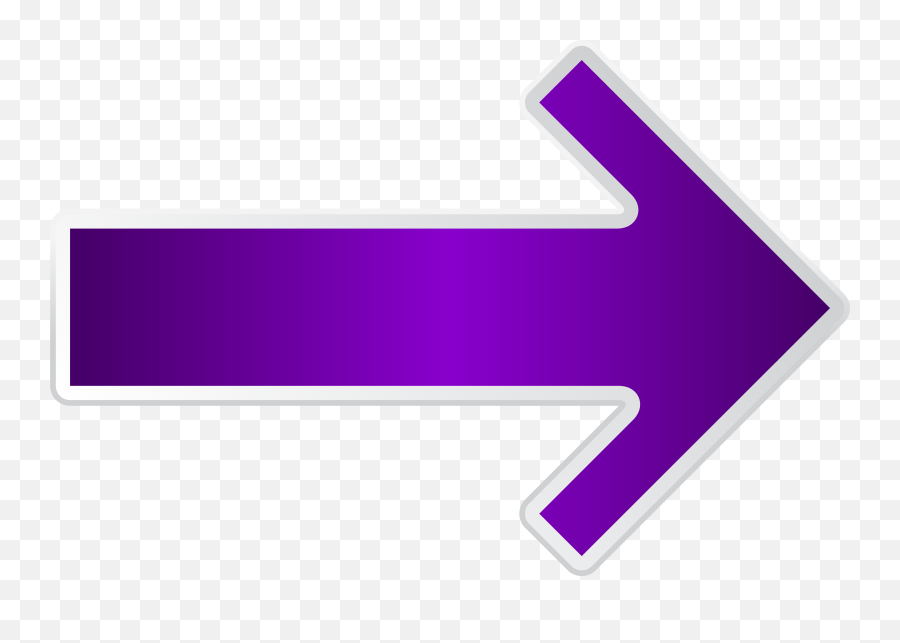 Arrow Right Png Clip Art Image Gallery - Purple Arrow,Transparent Arrows