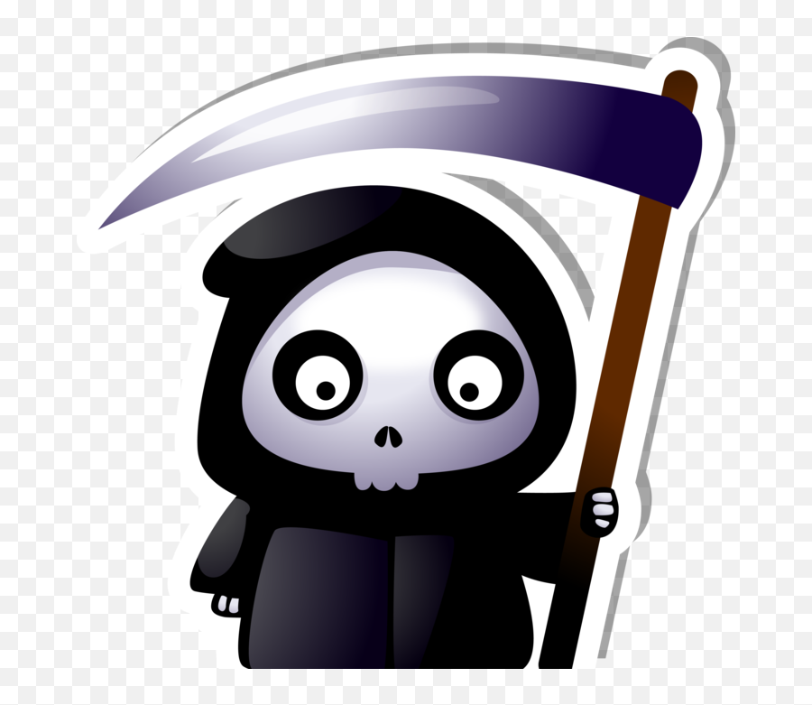 Transparent Reaper Scary Picture 2479990 - Animated Cute Grim Reaper Png,Grim Reaper Png