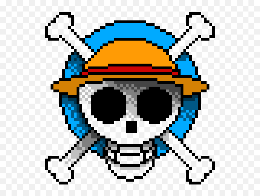 One Piece Symbol Pixel Art Maker - One Piece Logo O Png,One Piece Icon