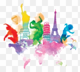Travel Agent Logo Maker - DesignFreeLogoOnline LogoMaker Agent Watercolor png