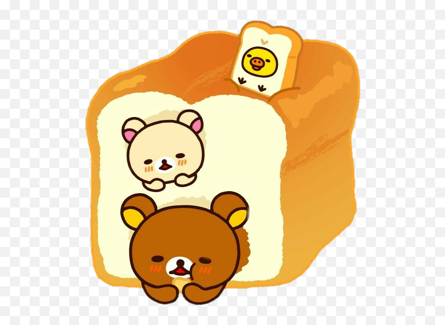 Download Sctoast Toast Bread Rilakkuma Korilakkuma Png Bakery Cartoon Icon