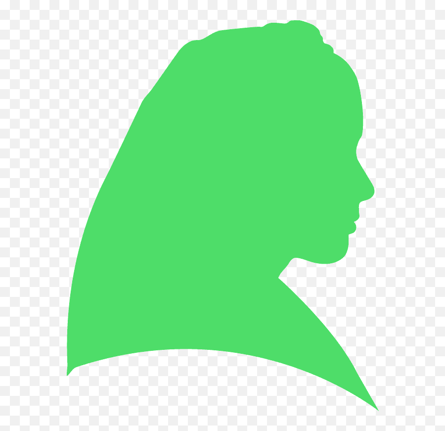 Girl Face Silhouette - Clip Art Png,Face Silhouette Png