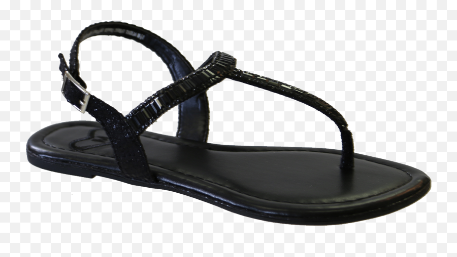 Flat Sandal Free Png Image Arts - Black Sandals Png,Flip Flops Png