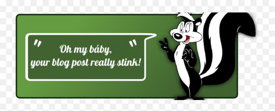 Blog Post Stink - Cartoon Png,Stink Png