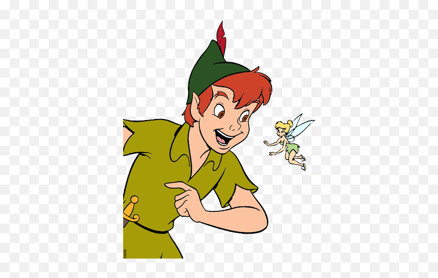 Tinkerbell Peter Pan - Peter Pan And Tinkerbell Clipart Png,Tinkerbell Transparent