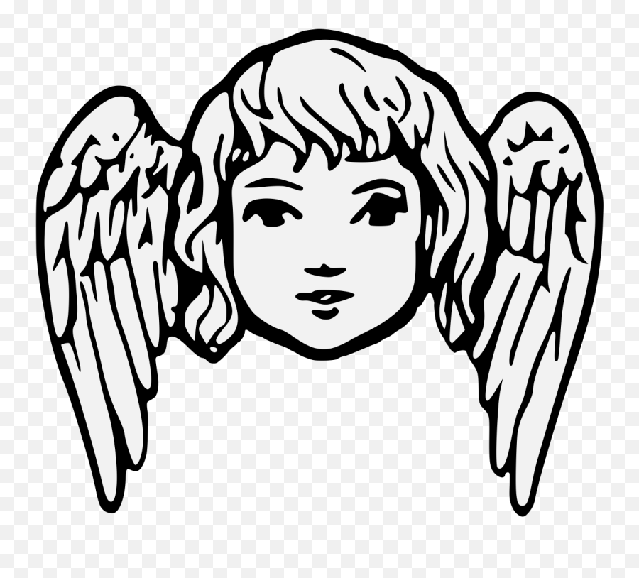 Cherub - Traceable Heraldic Art Seraph Png,Cherub Png