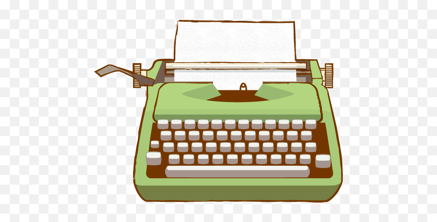 Retro Typewriter Vintage - Transparent Background Typewriter Clipart Png,Typewriter Png