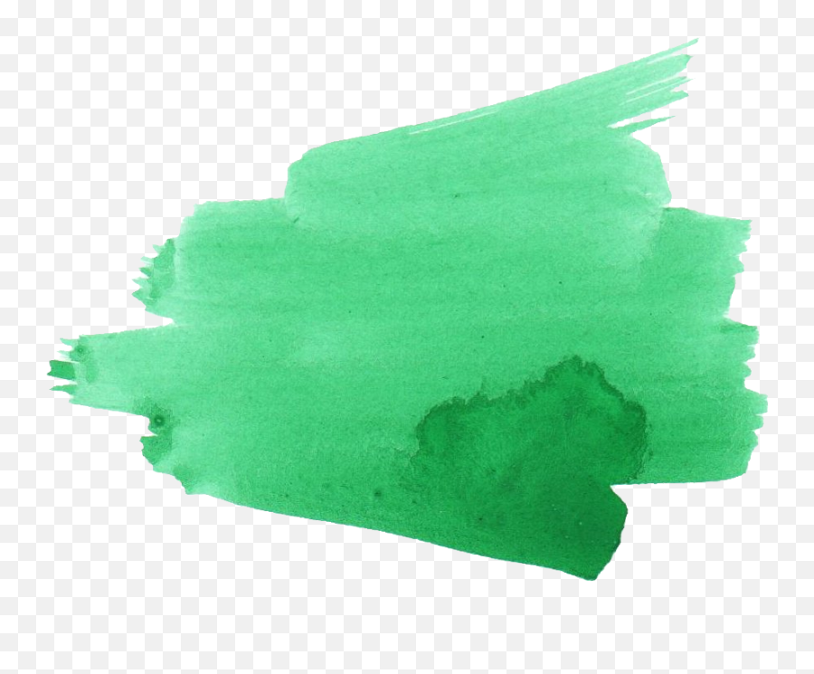 70 Watercolor Brush Stroke - Green Watercolour Brush Stroke Png,Green Png