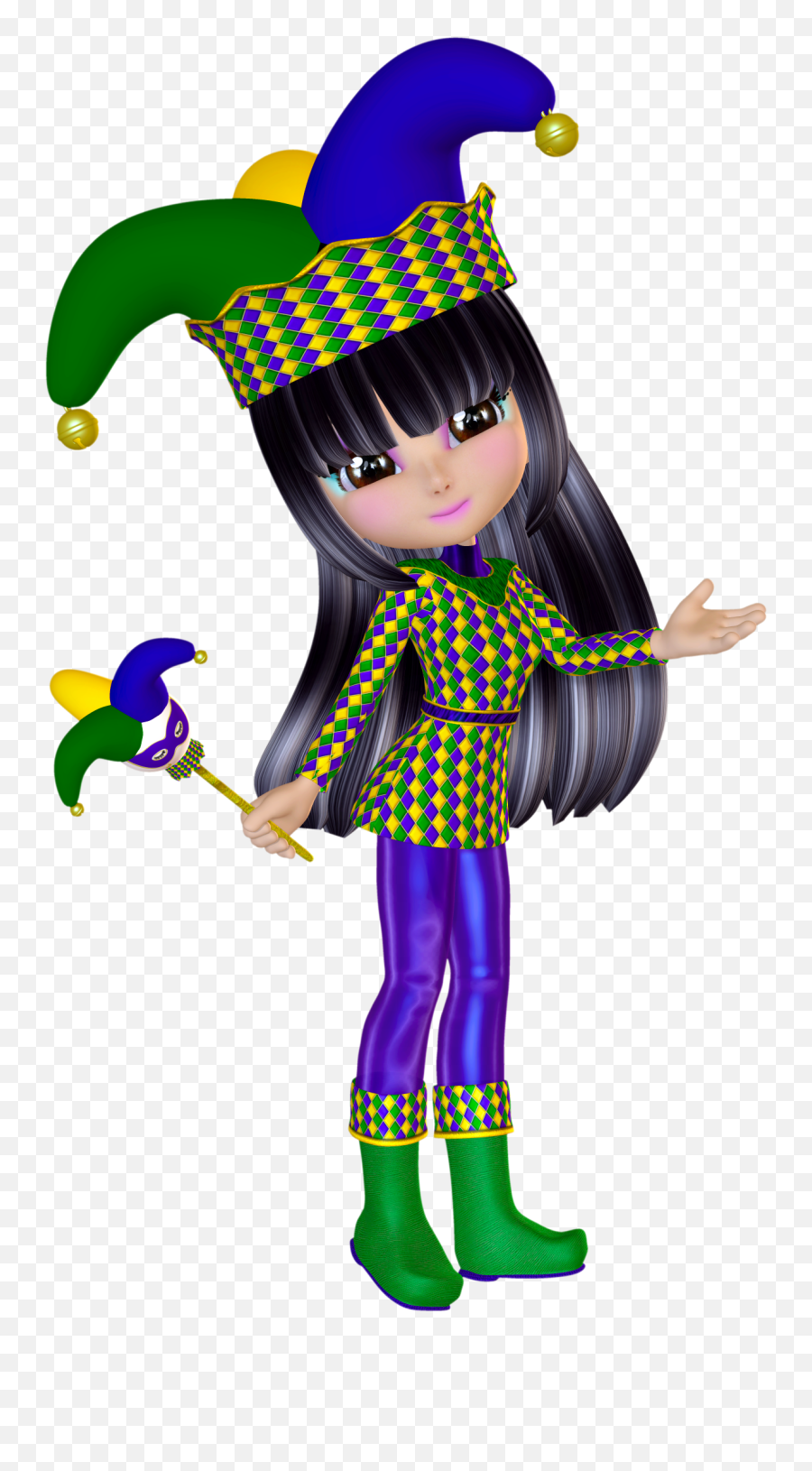 Download Poser Tubes Jester - Jester Clipart Png Png Image Tube Psp Mardi Gras,Jester Png