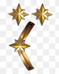 Diy Captain Marvel Jewelry Jamonkey Atlanta Blogger - Symbol Png