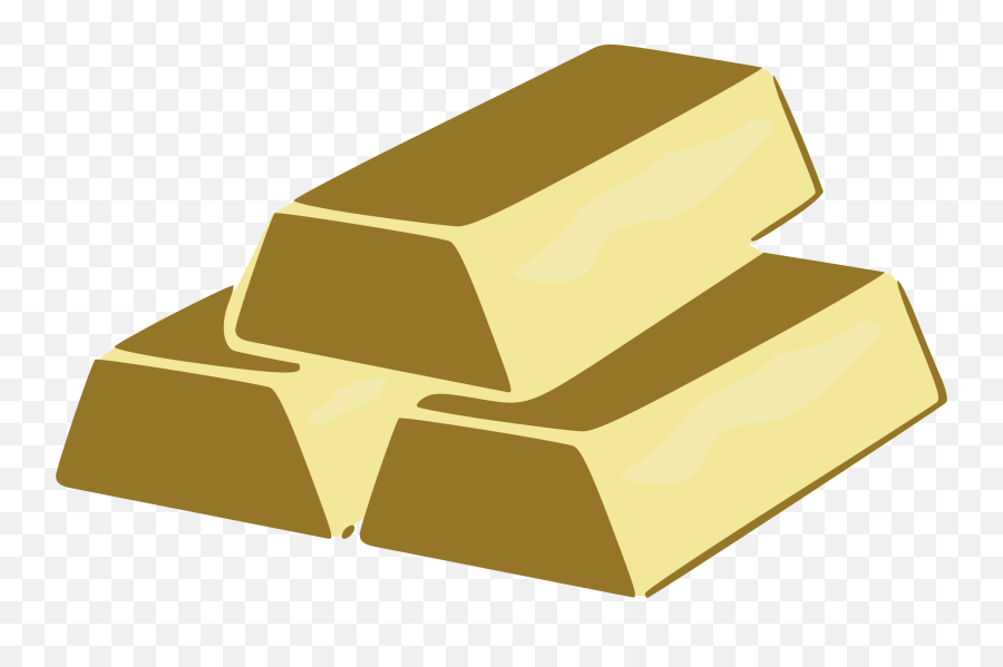 Gold Clipart Brick - Brick Of Gold Clip Art Png,Bricks Png