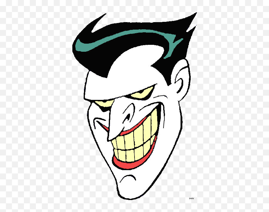 Pin - Joker Batman The Animated Series Face Png,Batman Joker Logo - free  transparent png images 