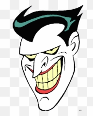 Pin - Joker Batman The Animated Series Face png