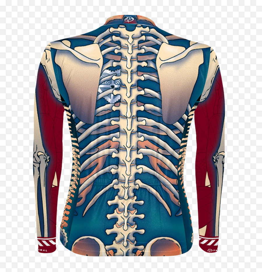 Bone Collector Menu0027s Long Sleeve Cycling Jersey 3qz - Illustration Png,Bone Transparent