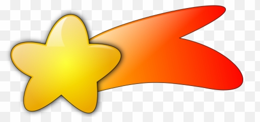 Download Shooting Star Clip Art - Falling Clipart png