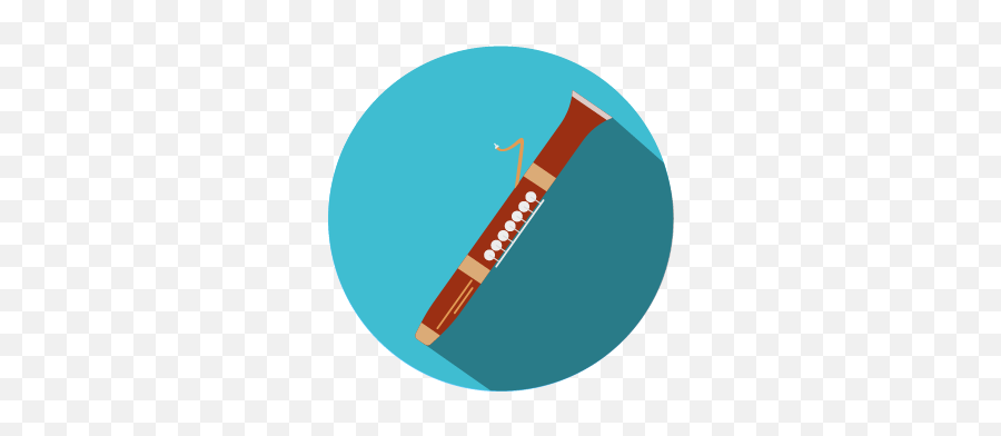 Bassoon Instrument Icons - 02 Orchestra Excerpts Graphic Design Png,Bassoon Png