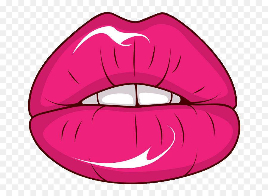 Glitter Lips Clipart Free Download - Cartoon Lips Png,Gold Lips Png