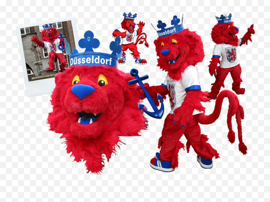 Lion Mascot Dusseldorf Maydwell Mascots - Red Lion Mascot Png,Lion Mascot Logo