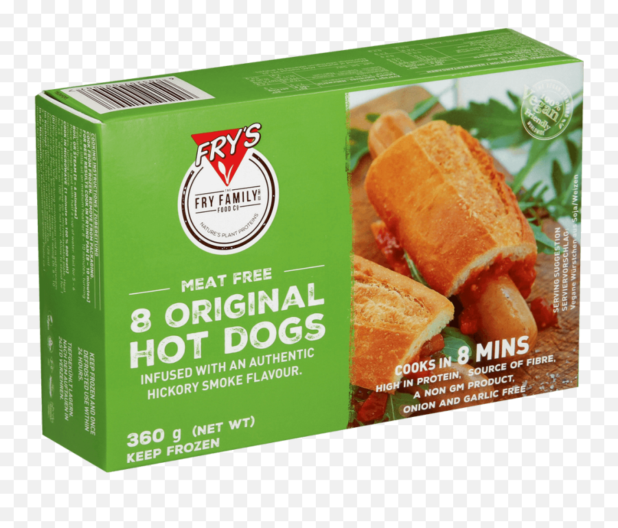 Original Vegan Hot Dogs - Fryu0027s Family Food Uk Original Hot Dogs Png,Hot Dogs Png